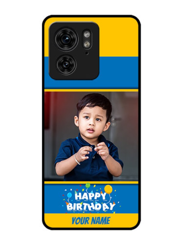 Custom Motorola Edge 40 Custom Metal Phone Case - Birthday Wishes Design