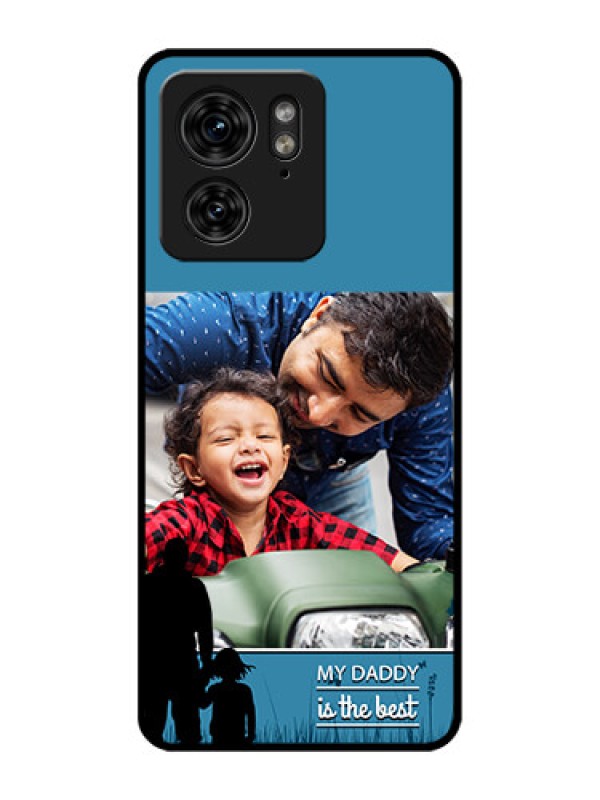 Custom Motorola Edge 40 Custom Metal Phone Case - Best Dad Design