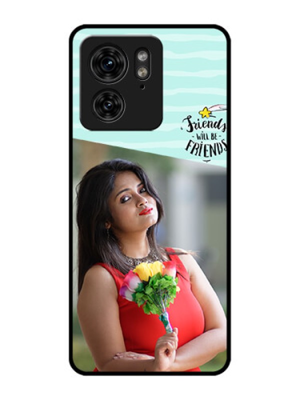 Custom Motorola Edge 40 Custom Metal Phone Case - Friends Picture Icon Design