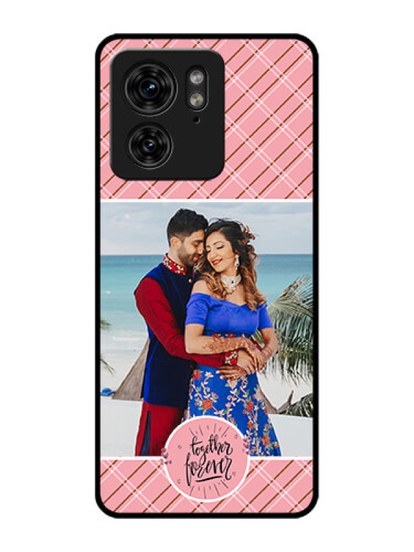 Custom Motorola Edge 40 Custom Metal Phone Case - Together Forever Design