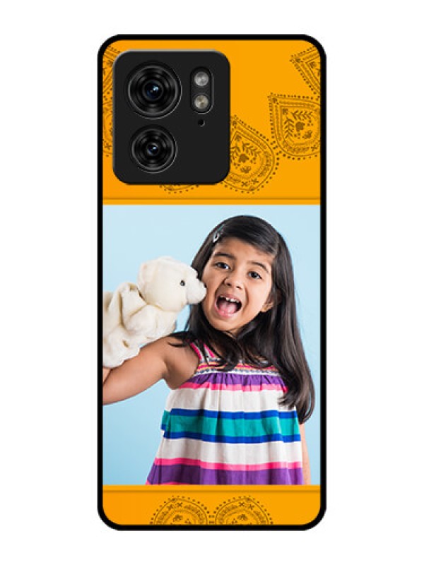 Custom Motorola Edge 40 Custom Metal Phone Case - Photo Wedding Design