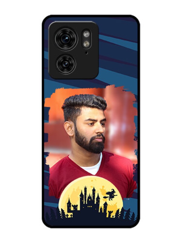 Custom Motorola Edge 40 Custom Metal Phone Case - Halloween Witch Design