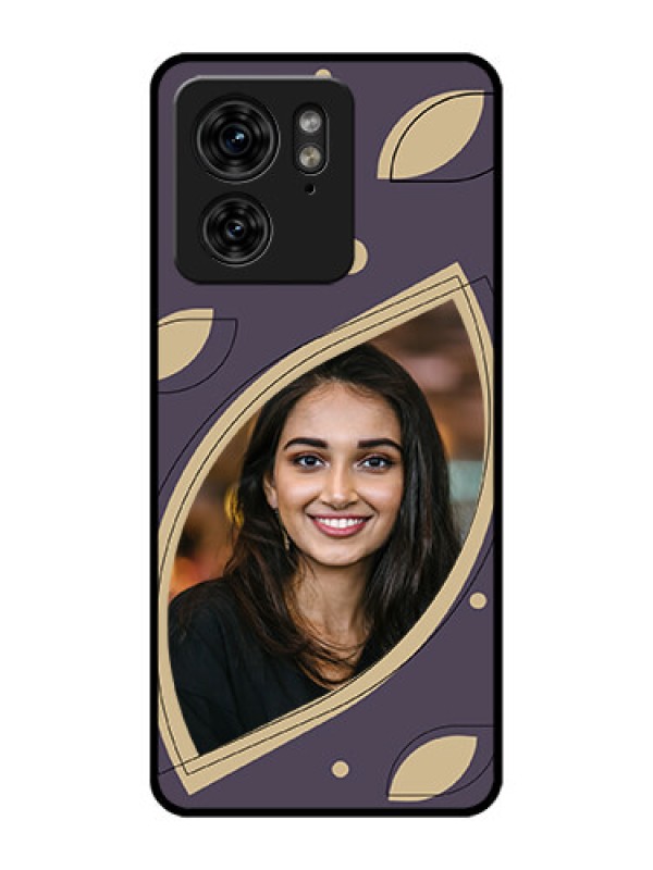 Custom Motorola Edge 40 Custom Metal Phone Case - Falling Leaf Design