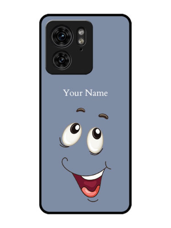 Custom Motorola Edge 40 Custom Metal Phone Case - Laughing Cartoon Face Design