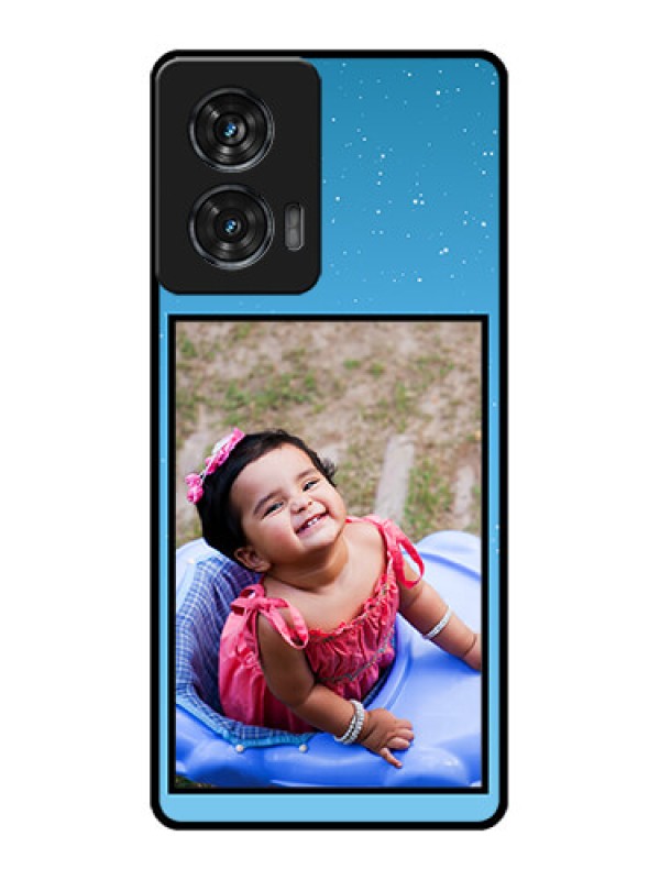 Custom Motorola Edge 50 Fusion Custom Metal Phone CaseWave Pattern Colorful Design