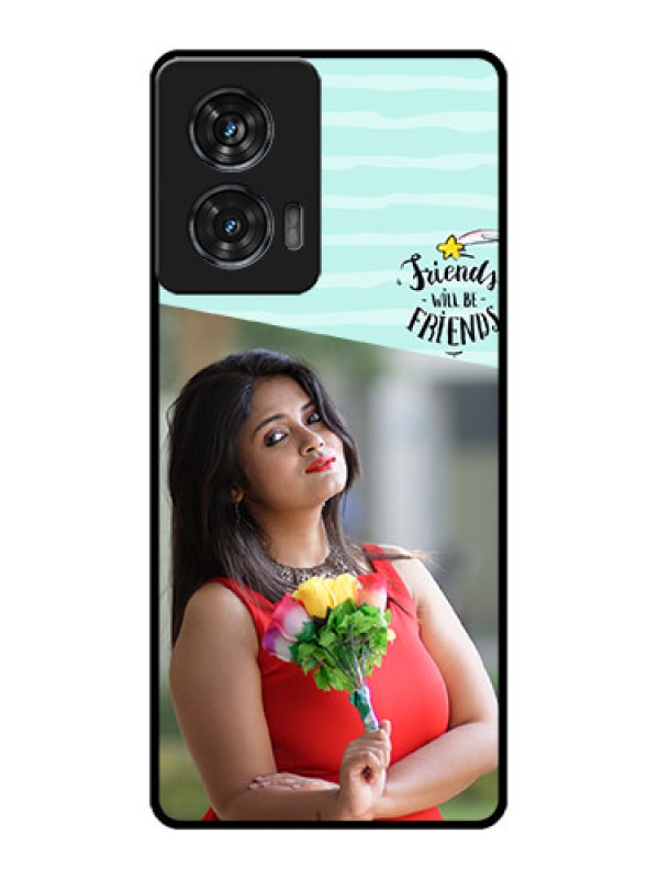 Custom Motorola Edge 50 Fusion Custom Metal Phone CaseFriends Picture Icon Design