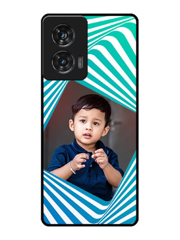 Custom Motorola Edge 50 Fusion Custom Metal Phone CaseAbstract Spiral Design