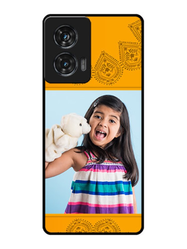 Custom Motorola Edge 50 Fusion Custom Metal Phone CasePhoto Wedding Design