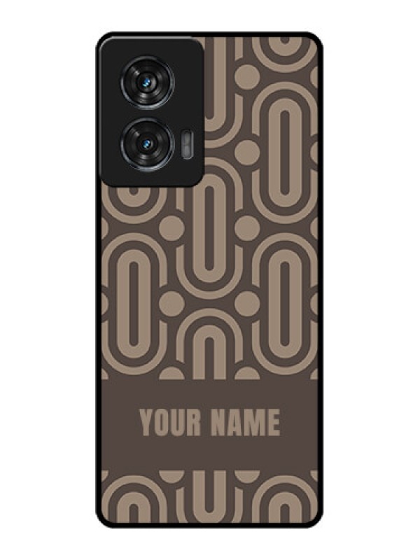 Custom Motorola Edge 50 Fusion Custom Metal Phone CaseCaptivating Zero Pattern Design