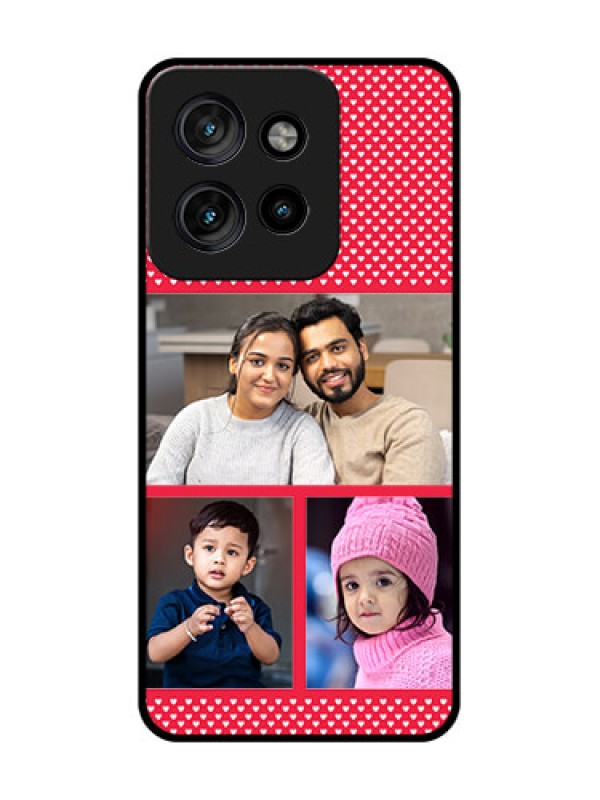 Custom Motorola Edge 50 Neo Custom Metal Phone Case - Bulk Photo Upload Design