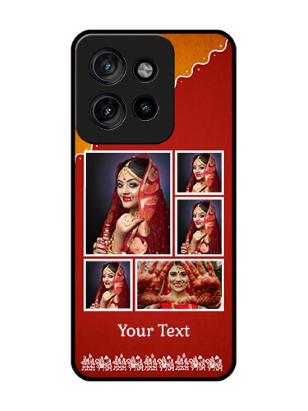 Custom Motorola Edge 50 Neo Custom Metal Phone Case - Wedding Pic Upload Design