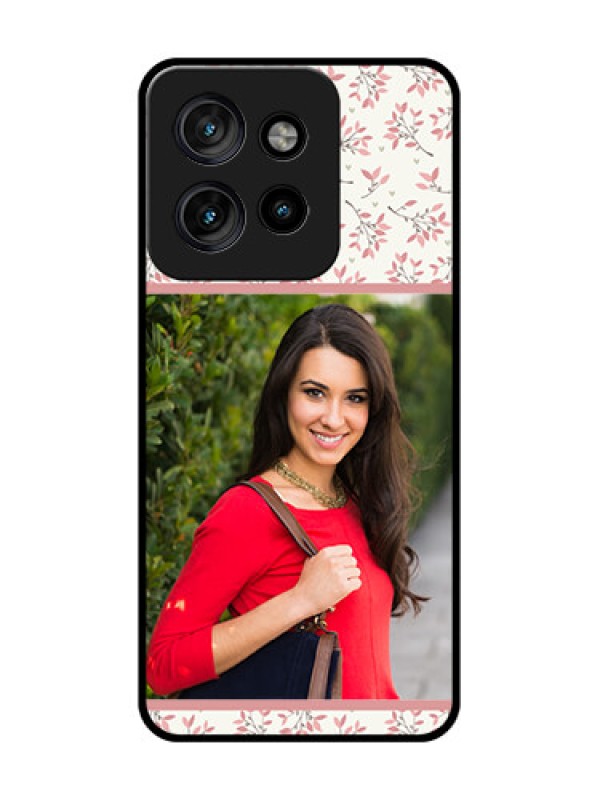 Custom Motorola Edge 50 Neo Custom Metal Phone Case - Stunning Floral Design