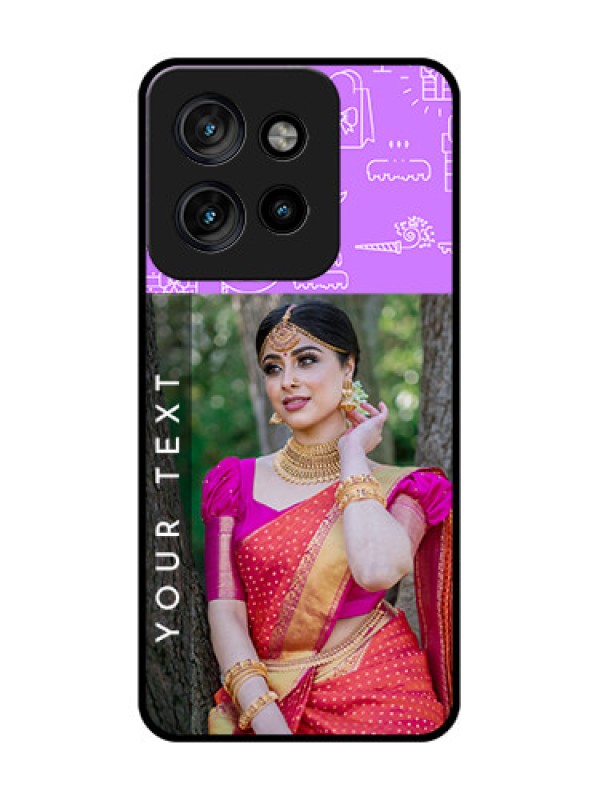 Custom Motorola Edge 50 Neo Custom Metal Phone Case - Birthday Icons Design