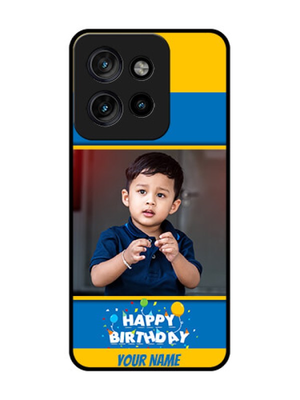 Custom Motorola Edge 50 Neo Custom Metal Phone Case - Birthday Wishes Design