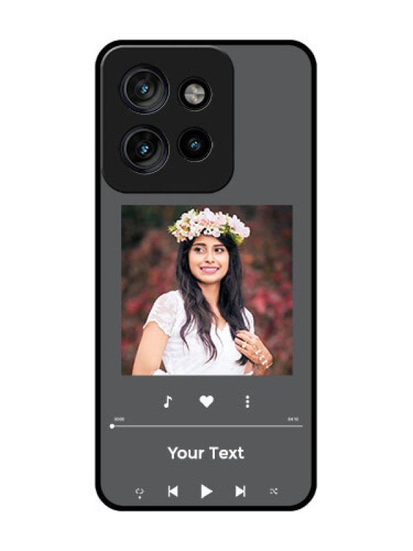 Custom Motorola Edge 50 Neo Custom Metal Phone Case - Play The Music Design