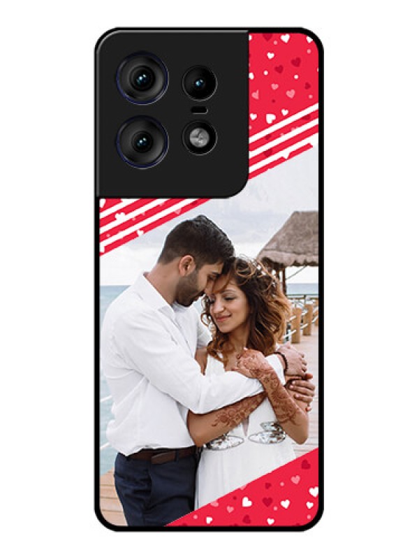 Custom Motorola Edge 50 Pro 5G Custom Metal Phone CaseValentines Gift Design