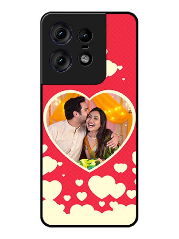 Custom Motorola Edge 50 Pro 5G Custom Metal Phone CaseLove Symbols Phone Cover Design