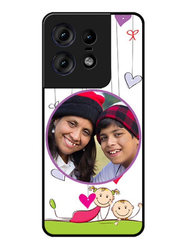 Custom Motorola Edge 50 Pro 5G Custom Metal Phone CaseCute Kids Phone Case Design