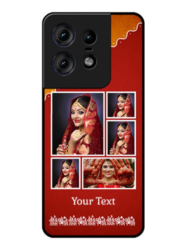 Custom Motorola Edge 50 Pro 5G Custom Metal Phone CaseWedding Pic Upload Design