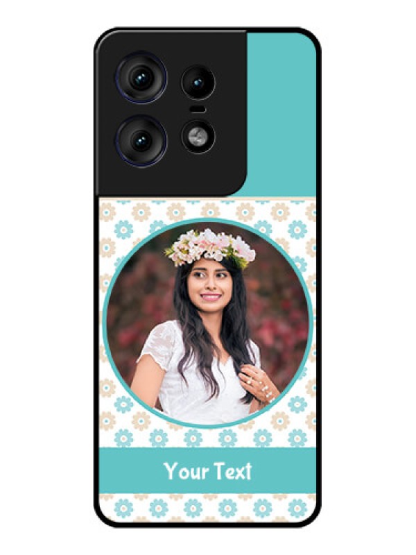 Custom Motorola Edge 50 Pro 5G Custom Metal Phone CaseBeautiful Flowers Design