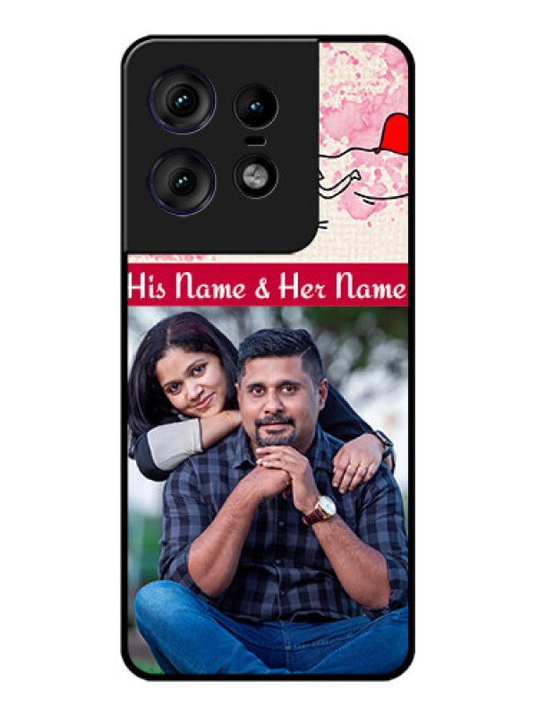 Custom Motorola Edge 50 Pro 5G Custom Metal Phone CaseYou And Me Case Design