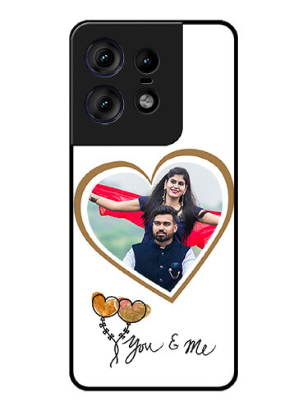 Custom Motorola Edge 50 Pro 5G Custom Metal Phone CaseYou and Me Design