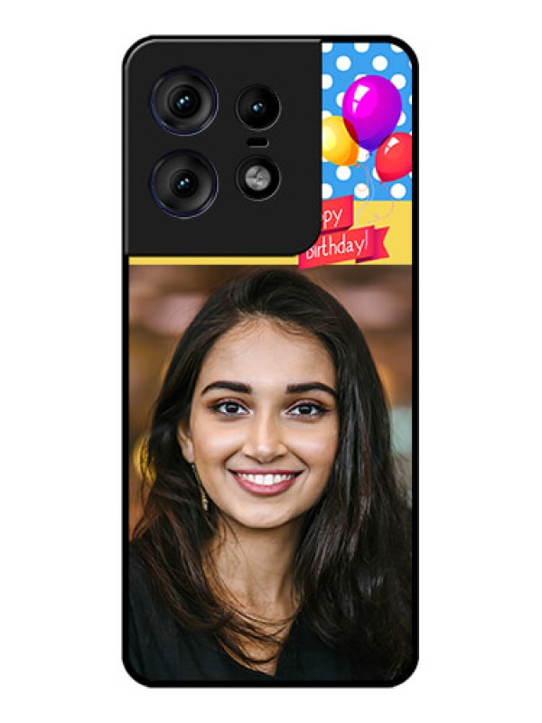 Custom Motorola Edge 50 Pro 5G Custom Metal Phone CaseHappy Birthday Design