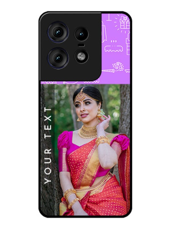 Custom Motorola Edge 50 Pro 5G Custom Metal Phone CaseBirthday Icons Design