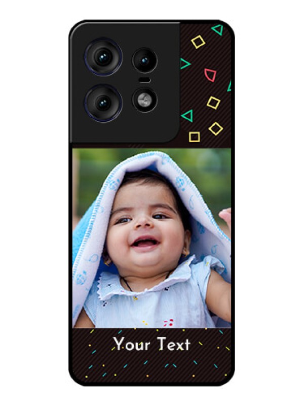 Custom Motorola Edge 50 Pro 5G Custom Metal Phone CaseWith Confetti Birthday Design