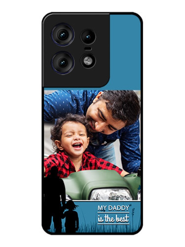 Custom Motorola Edge 50 Pro 5G Custom Metal Phone CaseBest Dad Design