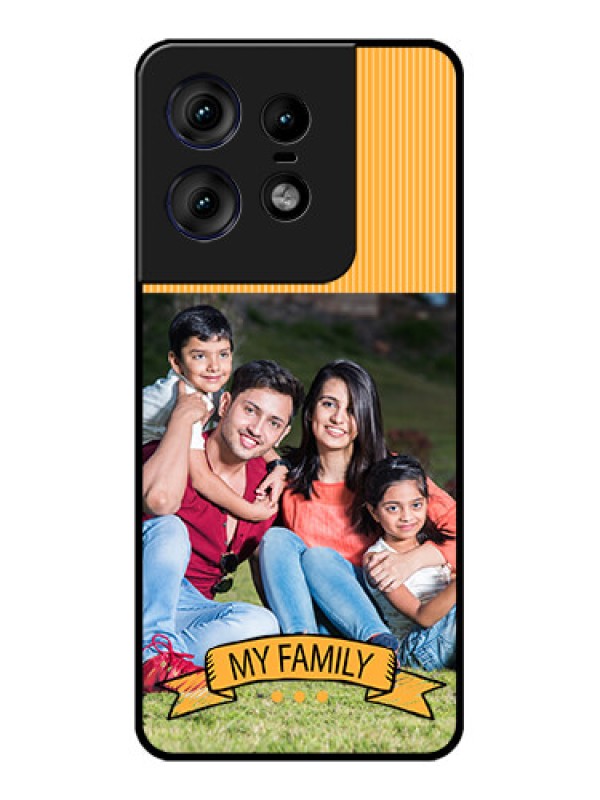 Custom Motorola Edge 50 Pro 5G Custom Metal Phone CaseMy Family Design