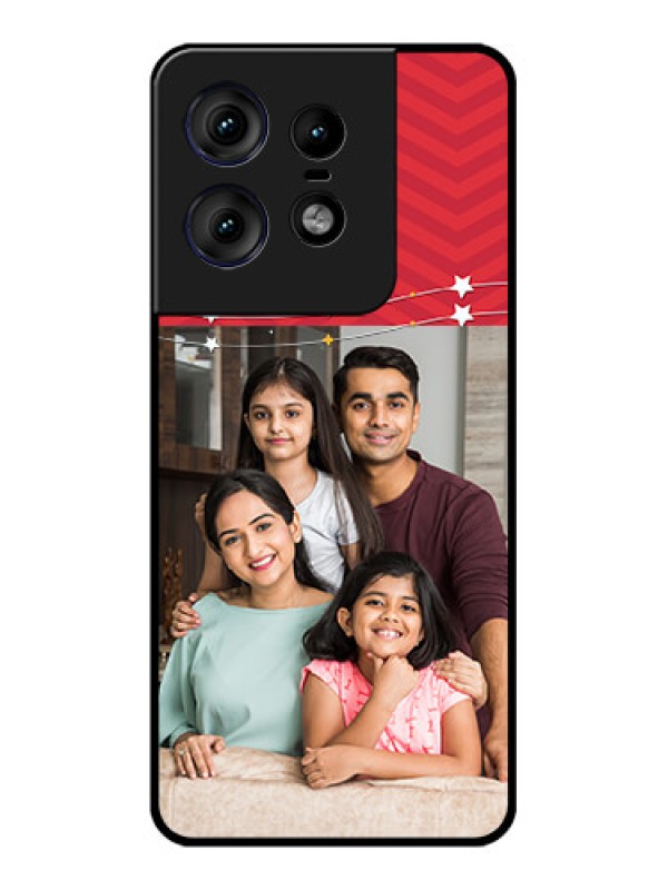 Custom Motorola Edge 50 Pro 5G Custom Metal Phone CaseHappy Family Design