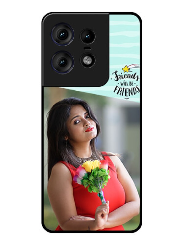 Custom Motorola Edge 50 Pro 5G Custom Metal Phone CaseFriends Picture Icon Design