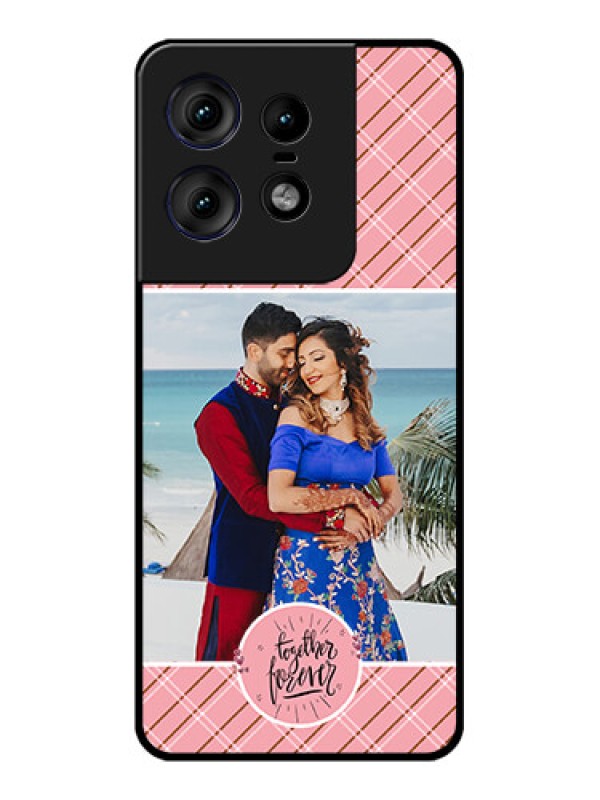 Custom Motorola Edge 50 Pro 5G Custom Metal Phone CaseTogether Forever Design