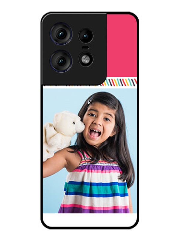 Custom Motorola Edge 50 Pro 5G Custom Metal Phone CaseLine Art Design