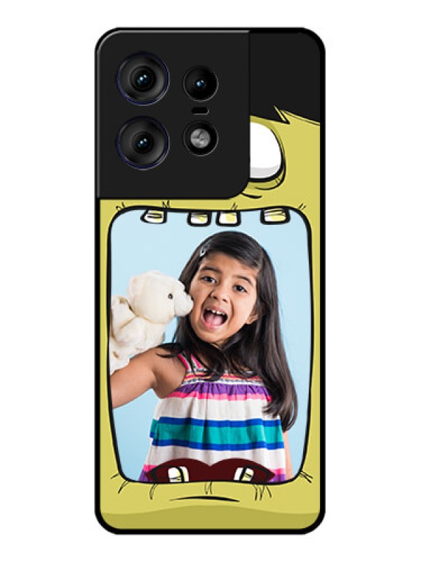 Custom Motorola Edge 50 Pro 5G Custom Metal Phone CaseCartoon Monster Back Case Design