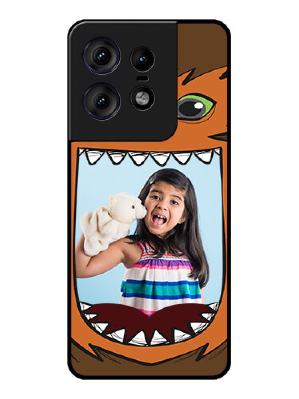 Custom Motorola Edge 50 Pro 5G Custom Metal Phone CaseOwl Monster Back Case Design