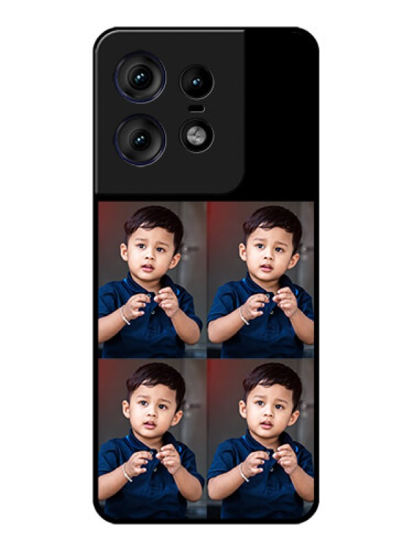 Custom Motorola Edge 50 Pro 5G Custom Metal Phone Case4 Image Holder Design