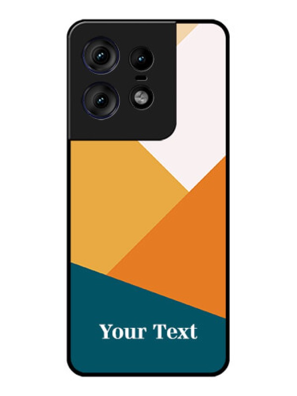 Custom Motorola Edge 50 Pro 5G Custom Metal Phone CaseStacked Multi - Colour Design