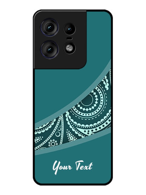 Custom Motorola Edge 50 Pro 5G Custom Metal Phone CaseSemi Visible Floral Design