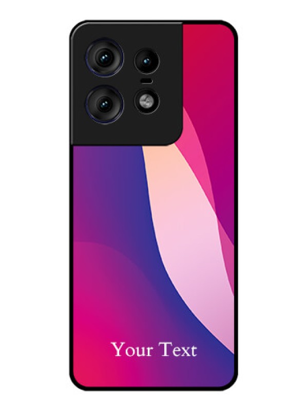 Custom Motorola Edge 50 Pro 5G Custom Metal Phone CaseDigital Abstract Overlap Design