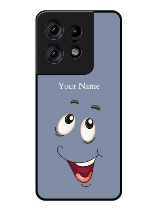 Custom Motorola Edge 50 Pro 5G Custom Metal Phone CaseLaughing Cartoon Face Design