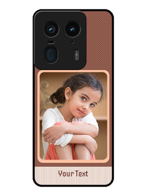 Custom Motorola Edge 50 Ultra 5G Custom Metal Phone CaseSimple Pic Upload Design