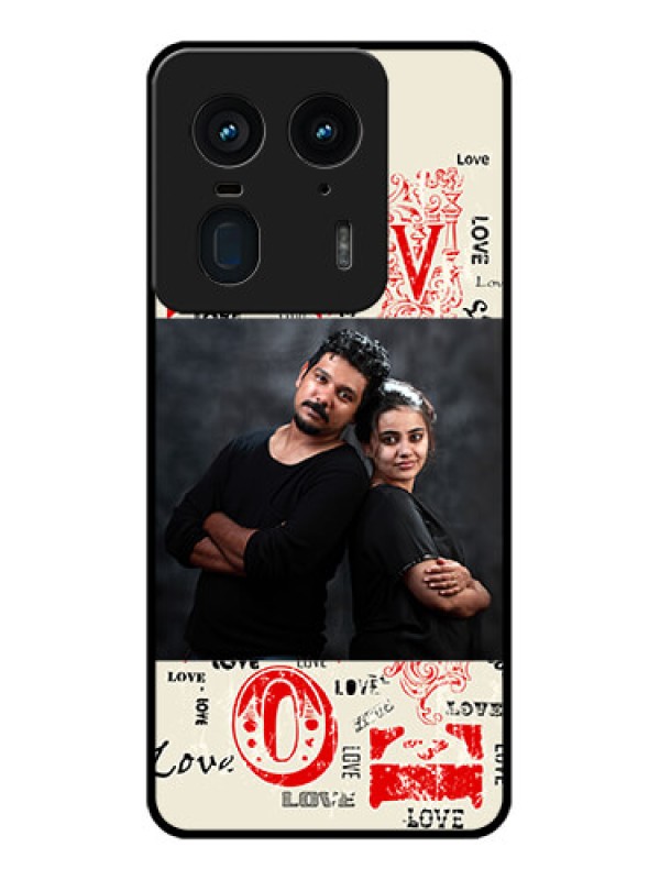 Custom Motorola Edge 50 Ultra 5G Custom Metal Phone CaseTrendy Love Design Case