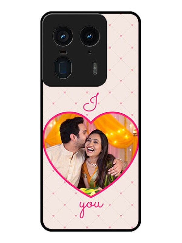 Custom Motorola Edge 50 Ultra 5G Custom Metal Phone CaseHeart Shape Design