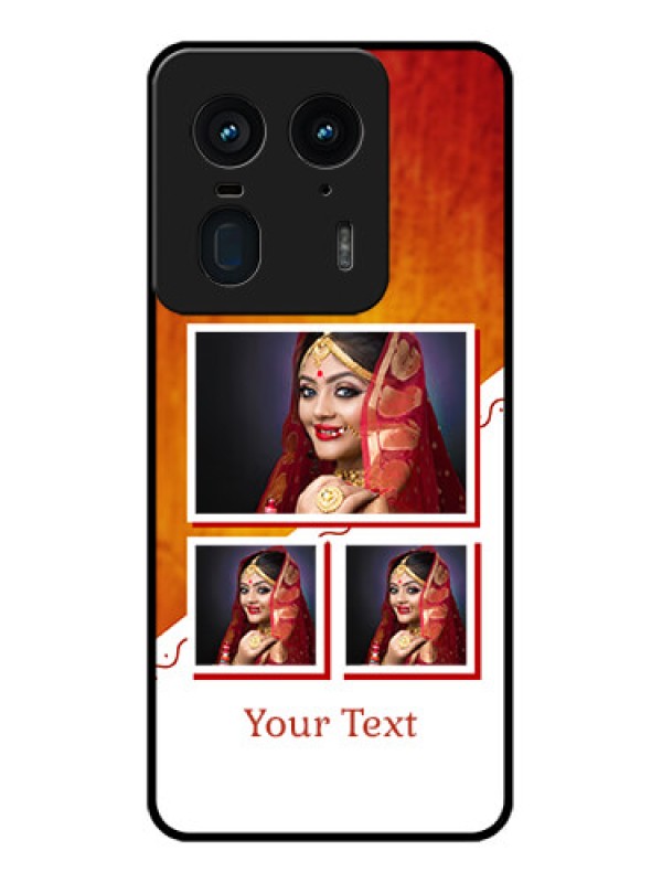 Custom Motorola Edge 50 Ultra 5G Custom Metal Phone CaseWedding Memories Design