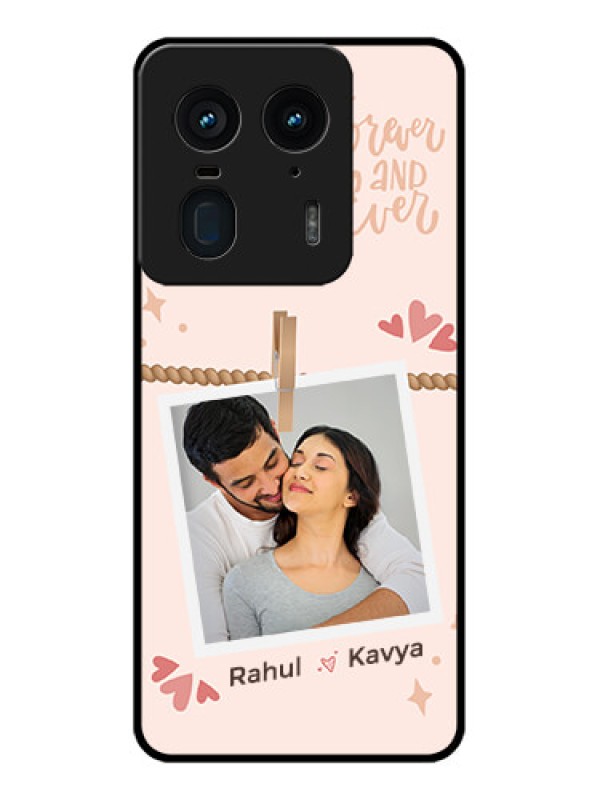 Custom Motorola Edge 50 Ultra 5G Custom Metal Phone CaseForever And Ever Love Design