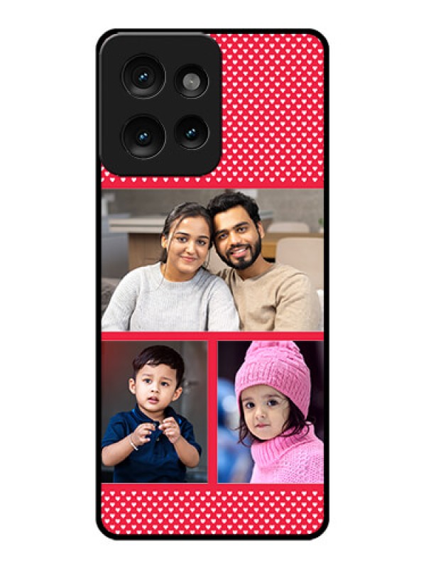 Custom Motorola Edge 50 Custom Metal Phone CaseBulk Photo Upload Design