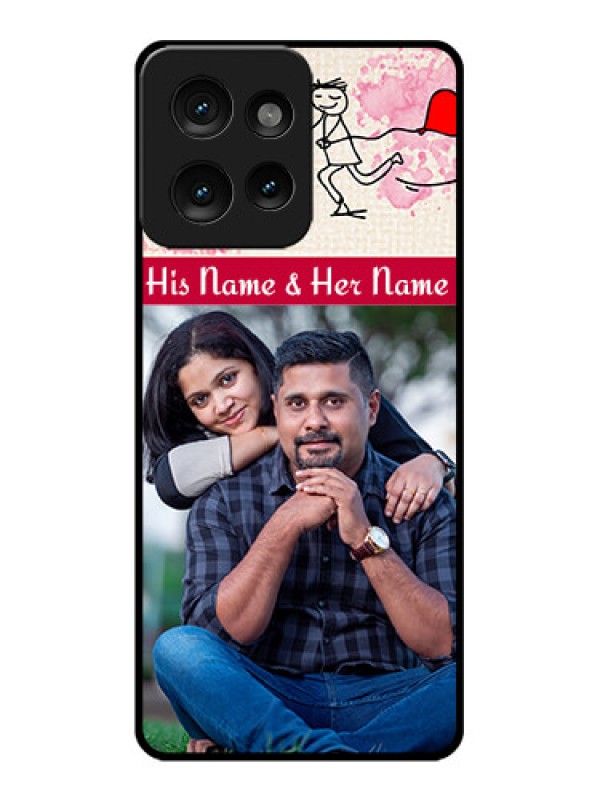 Custom Motorola Edge 50 Custom Metal Phone CaseYou And Me Case Design