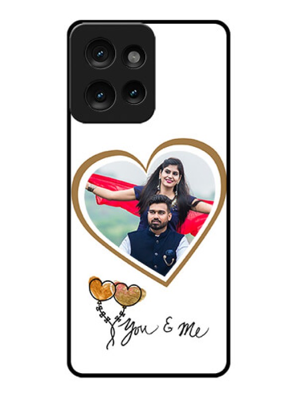 Custom Motorola Edge 50 Custom Metal Phone CaseYou and Me Design